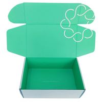 Boîte en carton ondulé personnalisée, design simple, recyclable, écologique, vente chaude