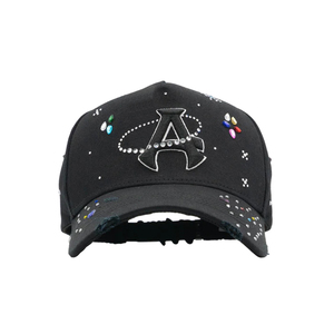 Casquettes 31 Hat's G5 personnalisées Thirtyone Hats Mago Universe Casquettes de baseball sportives à 5 panneaux avec broderie de lettres et de fleurs - Product Image 4