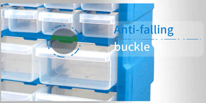 Boîte à outils de haute qualité, armoire en <span class=keywords><strong>plastique</strong></span>, organisateur de <span class=keywords><strong>tiroirs</strong></span> multi-grilles, boîte de rangement, boîte à outils, boîte à composants, boîte à <span class=keywords><strong>blocs</strong></span> de construction, boîte à pièces - Product Image 5