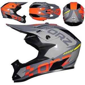 Nouveau casque de moto tout-terrain Orz pour hommes et femmes, en ABS, pour course VTT, motocross, grande taille, respirant, casque intégral pour moto tout-terrain - Product Image 3