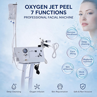Appareil professionnel multifonctionnel de soin du visage avec hydrothérapie, évaluation intelligente de la peau et traitement à l'oxygène pour instituts de beauté et spas