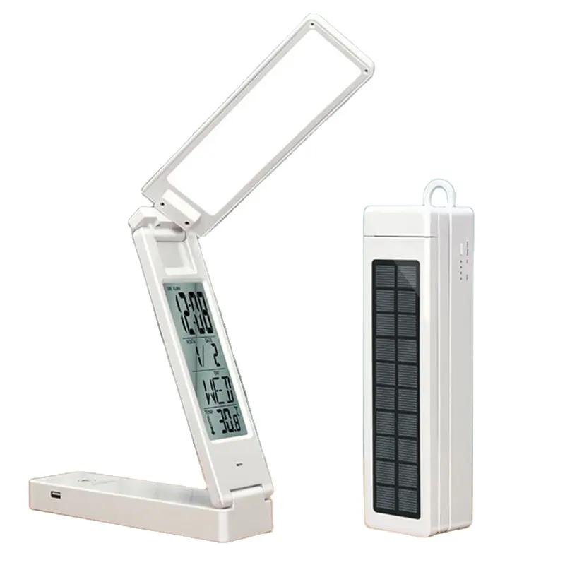 Customized Solar LED Desk Lamp (Built-in 20000mah Battery) 10w Solar Calendar Desk Lamp