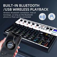 Bekboes F4 PRO Nouveauté  Console de mixage audio analogique 4 canaux  Consola De Sonido Profesional