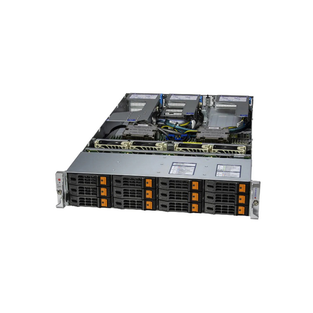 Supermicro Hyper A+ Server AS-2025HS-TNR 2U 12 Hot-swap 3.5" Chassis amd 9004 Series Server