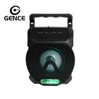 Système GENCE Bafle Som Inch Portable pour 5.0 5W de puissance, haut-parleur professionnel puissant de haute qualité avec chariot