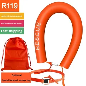 Bouée <span class=keywords><strong>de</strong></span> natation gonflable gratuite pour adultes, bâton <span class=keywords><strong>de</strong></span> sauvetage et artefact <span class=keywords><strong>de</strong></span> flottabilité pour la natation et le sauvetage - Product Image 4