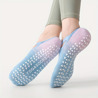 Chaussettes de yoga antidérapantes personnalisées pour femmes, chaussettes de danse et de yoga avec grip, chaussettes de Pilates antidérapantes personnalisées avec sangles croisées