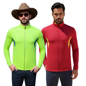 เสื้อแจ็คเก็ตสปอร์ตแบบมีซิปสำหรับทุกเพศ แขนยาว ดีไซน์บล็อกสี สำหรับการฝึกซ้อมฟุตบอล ฟิตเนส และสวมใส่ในชีวิตประจำวัน - Product Image 2