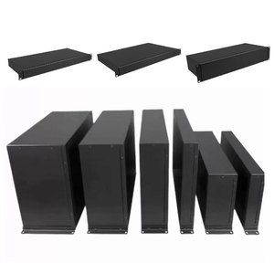 Tùy chỉnh màu đen giá rẻ PC ATX Máy tính công nghiệp tủ máy chủ Rack mount <span class=keywords><strong>2</strong></span>.5u cho trung tâm dữ liệu kim loại điện tử khung gầm Thùng - Product Image 3