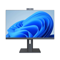 Cool Bird 24 pulgadas Windows 11 All-in-One AIO PC Core I7 16GB Memoria de video VGA Operación silenciosa sin ventilador para biblioteca Oficina
