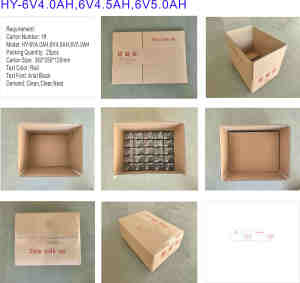 UPS 용 전동 공구 <span class=keywords><strong>6v</strong></span> 배터리 용 소형 충전식 <span class=keywords><strong>6V</strong></span> 4.5Ah 20Hr 납산 배터리 - Product Image 4