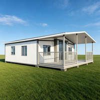 Maison conteneur préfabriquée moderne, portable, extensible et respirante, tout-en-un, pour bureau, entrepôt, bâtiment modulaire 5