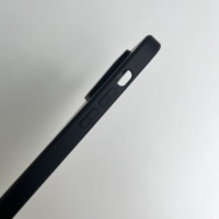 Coque vierge en TPU souple noir mat de haute qualité utilisée pour le cuir complet personnalisé pour iPhone 15 14 13 12 Pro max coque de téléphone portable