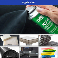 Adhésif professionnel en spray pour tissus, tapis et mousse, colle pour voitures