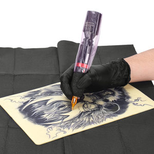Fundas Protectoras Desechables para Máquinas de Tatuaje Autoadhesivas, 100 Unidades, Color Rosa y Negro, para PMU - Product Image 4