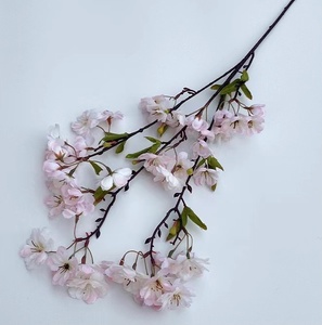 Bán Buôn Chất Lượng Cao Nhân Tạo Hoa Anh Đào Hoa Chi Nhánh Nhà Máy Trang Trí Lụa Sakura Cây Dài Cho Cây Hoa - Product Image 3