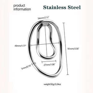 304 dispositifs de chasteté en acier inoxydable anneau de pénis masculin FUFU Clip Cock Pro Cage entraîneur masculin Cage de chasteté exercice de pénis jouets sexuels - Product Image 2
