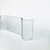 Panel de Techo Corrugado de Policarbonato, Lámina de Techo Transparente de PC, Longitud Personalizada, Resistente a los Rayos UV, Proveedor Mayorista de Fábrica