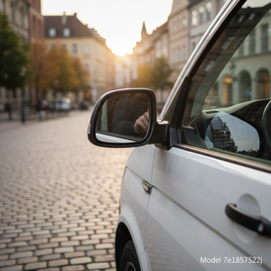 Volkswagen Transporter T6 modèle 2012 et ultérieur, rétroviseur extérieur droit, verre modèle 7e1857522j - Product Image 3