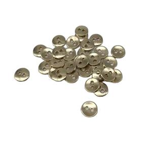 Round Metal 2-Holes <b>Buttons</b> Nickel-Free For Apparel Custom Orders Welcome - Product Image 4