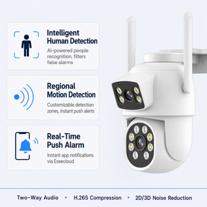 <strong>Wireless</strong> IP <strong>Camera</strong> for <strong>Home</strong> <strong>Security</strong> with 4MP IP65 Color Night Vision Pan-Tilt PTZ Cloud Storage 1 Year Warranty Outdoor Use - Product Image 4
