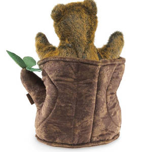 <span class=keywords><strong>Animali</strong></span> di peluche personalizzati orso in ceppo d'albero burattino a mano produttore OEM peluche azienda di peluche - Product Image 2