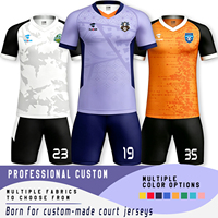 Jersey Sepak Bola Cetak Digital Berkualitas Tinggi OEM Custom, Desain Jersey Sepak Bola Polyester Cepat Kering untuk Anak-Anak, Maillot De Football