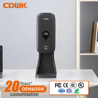 Distributeur de savon automatique commercial 1000 ml, distributeur de désinfectant liquide intelligent sans contact à détection automatique, mousse avec plateau