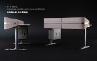 Bureau réglable en hauteur, bureau assis-debout, mobilier électrique, cadre de table en métal, structure de table de bureau