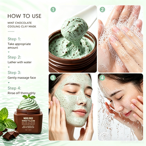 OEM/OEM Gelato de Chocolate y Menta 2 en 1, Limpiador Facial y <span class=keywords><strong>Mascarilla</strong></span>, Cápsulas Exfoliantes de Carbón, Purificador de Poros, Calmante para Piel Grasa y Propensa al Acné - Product Image 5