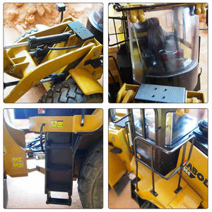 <span class=keywords><strong>K966</strong></span> — bulldozer hydraulique en métal, jouet en alliage moulé, échelle 1:16, camion sans balais, bricolage, radiocommande rc, échelle 966M - Product Image 6