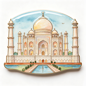 Réfrigérateur en alliage de zinc personnalisé avec revêtement en résine époxy transparente, vente en gros d'usine, cadeau souvenir de voyage personnalisé, forme irrégulière - Product Image 4