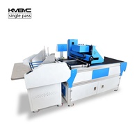 KMBYC Machine d'impression numérique à passage unique pour boîtes en papier Imprimante de carton ondulé à passage unique avec chargeur automatique