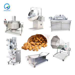 Machine de polissage et de glaçage des noix de cajou OCEAN, ligne de production d'arachides enrobées - Product Image 1