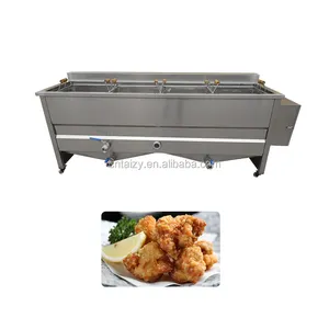 Halbe Pommes Frites Maschine Fish and Chips Frittier maschine gebratene Brot maschinen