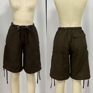 Channel <strong>Denim</strong> Bermuda Cargo <strong>Shorts</strong> for <strong>Women</strong> Baggy <strong>Knee</strong> <strong>Length</strong> Pull on Jean <strong>Shorts</strong> High Waist 5 Pockets 2026 Summer Casual - Product Image 6