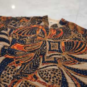 Cotton <b>Kantha</b> Quilted Breathable Zipper Printed Reversible <b>Jacket</b> for Women-Handmade Patchwork Casual Outerwear - Product Image 4