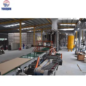 Laminado de alta densidad de tablero de partículas máquina formadora de tablero de partículas caliente máquina de la prensa en China