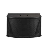 Haut-parleur extérieur Youfengyi 180W 10 pouces passif stéréo en bois, alliage métallique et plastique, garantie 5 ans - Pack de 2 cartes, 2 tweeters