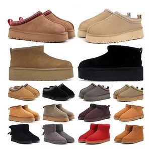 Pantuflas <span class=keywords><strong>de</strong></span> diseñador <span class=keywords><strong>de</strong></span> felpa suave para mujer, <span class=keywords><strong>de</strong></span> corte bajo, con plataforma, <span class=keywords><strong>de</strong></span> ante para nieve, tipo mocasín, cómodas, informales <span class=keywords><strong>de</strong></span> invierno, botines para <span class=keywords><strong>hombre</strong></span> - Product Image 4