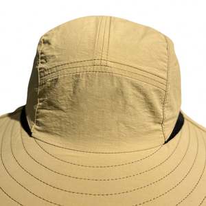 Wholesale Custom Logo Wide Brim <b>String</b> <b>Bucket</b> <b>Hat</b> Sun Protection Fisherman Style <b>With</b> Neck Flap - Product Image 2