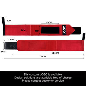 Muñequeras Deportivas Personalizadas al por Mayor con Logotipo, Muñequeras Protectoras para Levantamiento de Pesas en Gimnasio, Muñequeras para Ejercicio y Powerlifting - Product Image 2