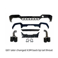 Kit carrosserie pour BMW X3 g01/g08 LCI 22-24 mise à niveau sportive F97 X3M kit de lifting g01 kit carrosserie tuning voiture g01 diffuseur de pare-chocs embout d'échappement
