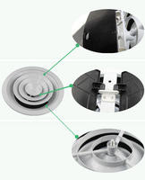 Climatisation d'air rond diffuseur de plafond directionnel