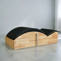 Correcteur de posture en bois de chêne massif pour Pilates, équipement professionnel portable et réglable pour la stabilité du tronc et l'entraînement de la posture à domicile