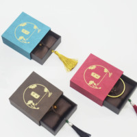 Boîte à bijoux personnalisée avec logo, en cuir PU de luxe, étui de voyage, organisateur de bijoux, vente en gros, directement de l'usine