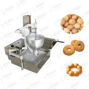 304 máquina de rosquinha de bolo de aço inoxidável, máquina fritadora de rosquinha lokma automática para venda