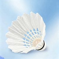 Volant de badminton hybride léger en plumes de canard, haute élasticité, durable, stable et économique, idéal pour l'entraînement professionnel et la compétition