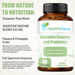 Cápsulas de Enzimas Digestivas con Mezcla Probiótica en Oferta, Mezcla Probiótica que Ayuda a Nutrir las Bacterias Beneficiosas del Intestino - Product Image 6