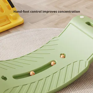 Planche d'équilibre en plastique, planche intelligente, balançoire pour enfants, multifonctionnelle, courbée, entraînement sensoriel, utilisation intérieure, planche d'équilibre pour bébé - Product Image 3